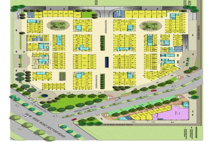 83 Avenue Site Map Layout